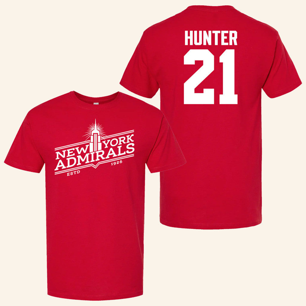 Heated Rivalry Merch Scott Hunter 21 New York Admirals T-Shirt Xmas Gifts For Dad - Wear&Decor