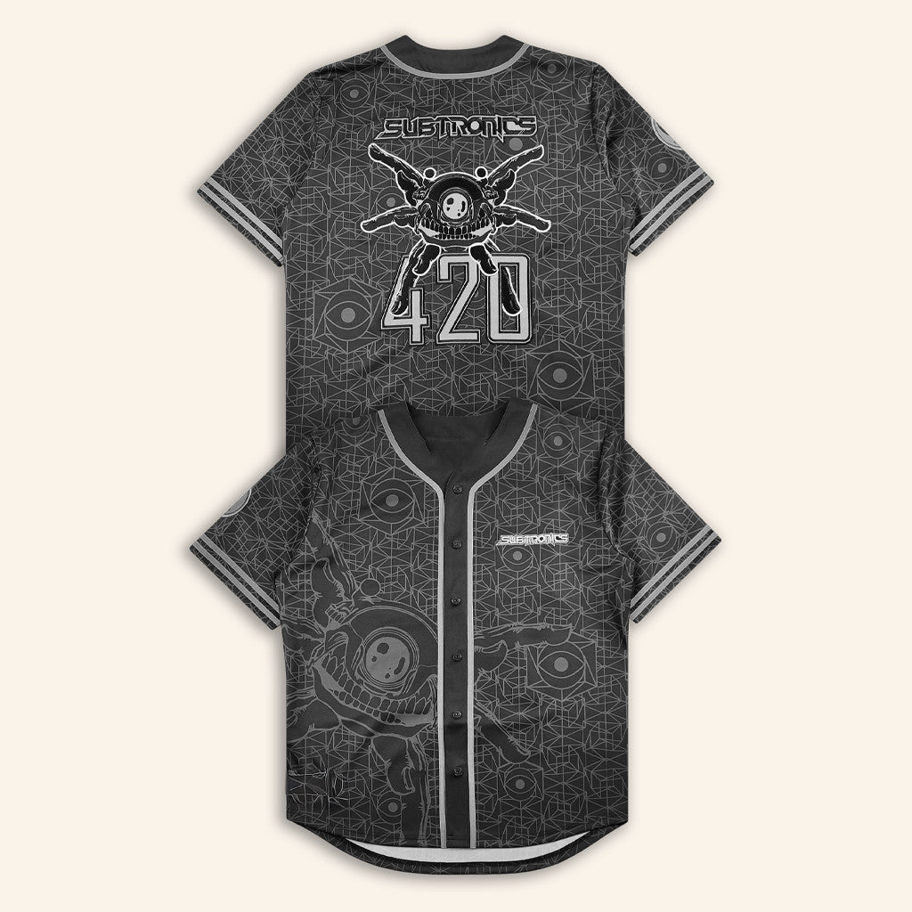 Subtronics Merch Subtronics Cyclops Army 420 Baseball Jersey Gifts For Brother