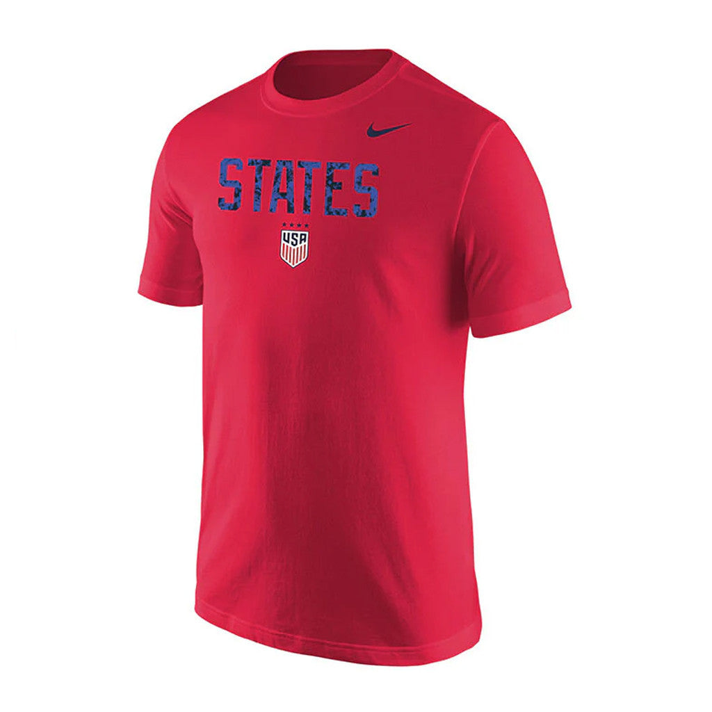 USWNT Merch USWNT States Red T-Shirt USWNT Shirts FIFA World Cup Gifts For Soccer Fans