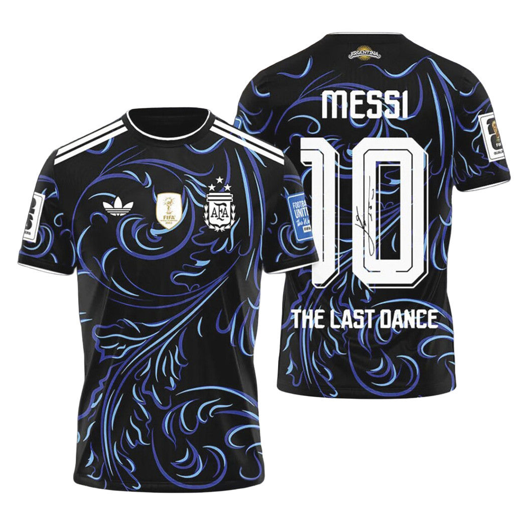 Lionel Messi Argentina The Last Dance Shirt World Cup Champion Football Merch Gift Ideas For Fan