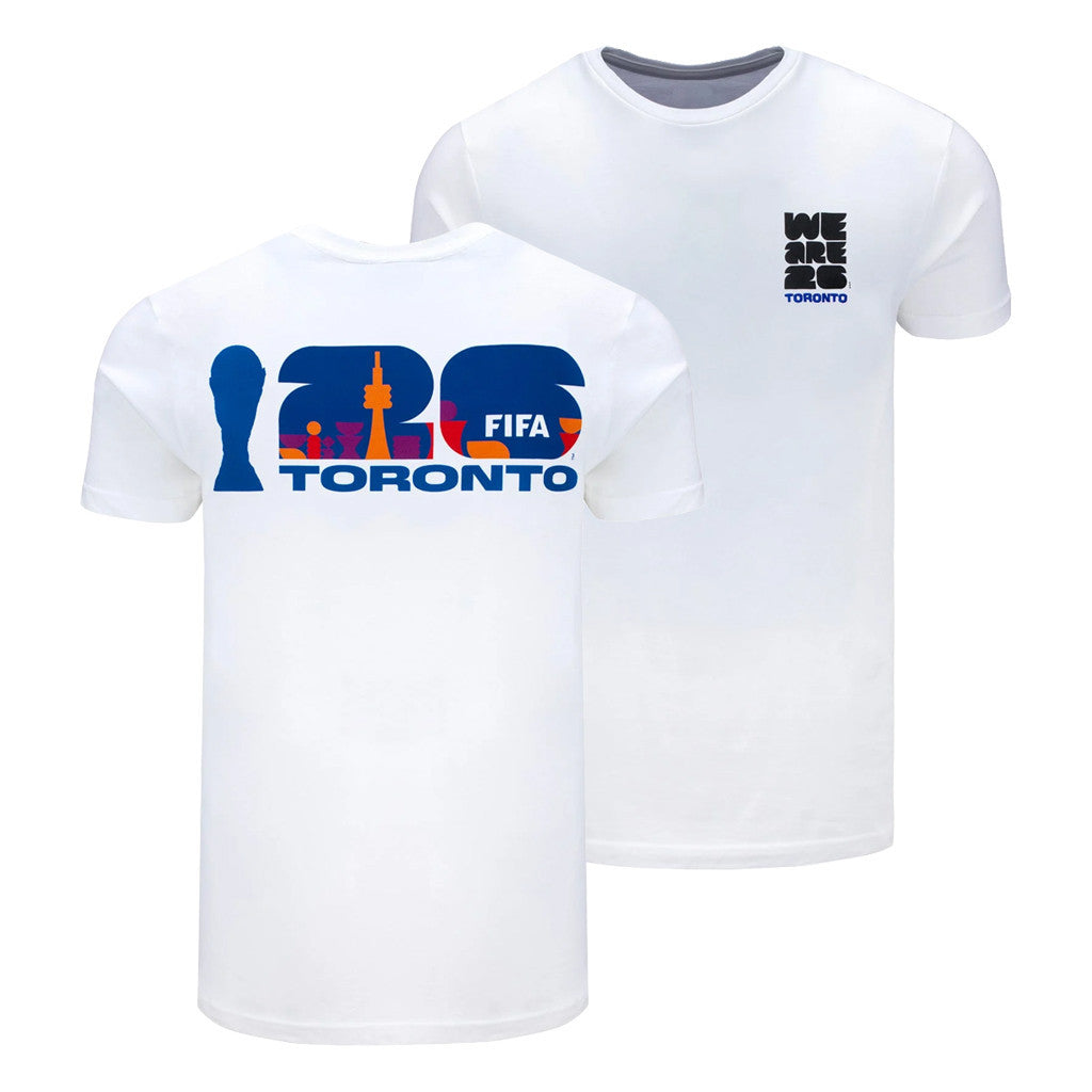 World Cup 2026 Merch Toronto World Cup T-Shirt We Are 26 Toronto Shirt Game Day Apparel White