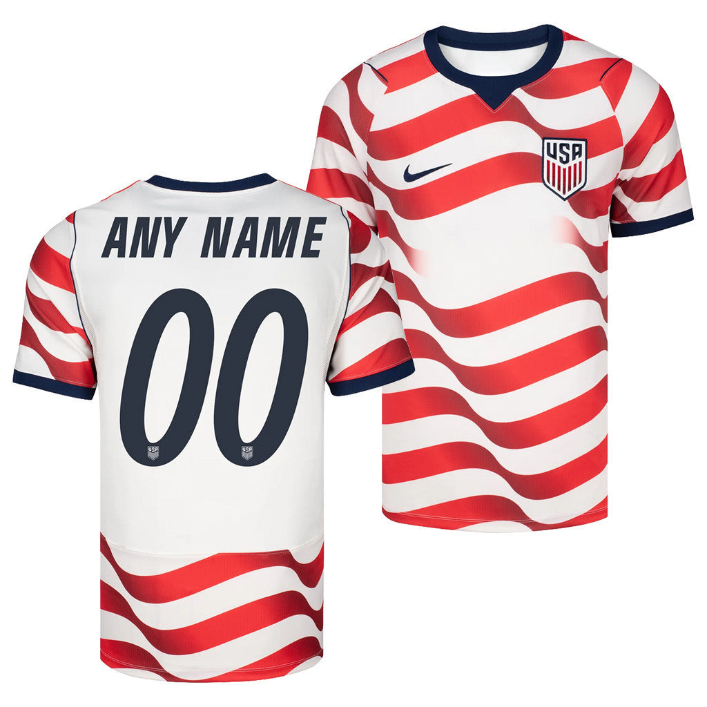 Personalized World Cup 2026 Merch USA Home Jersey USA Soccer Apparel Gift For Supporters