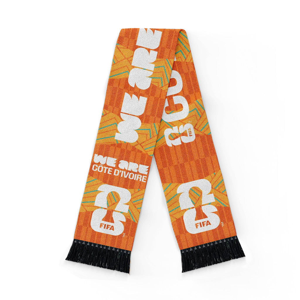 World Cup 2026 Merch We Are Ivory Coast Scarf Game Day Fan Gear Ivory Coast Football Team Merch