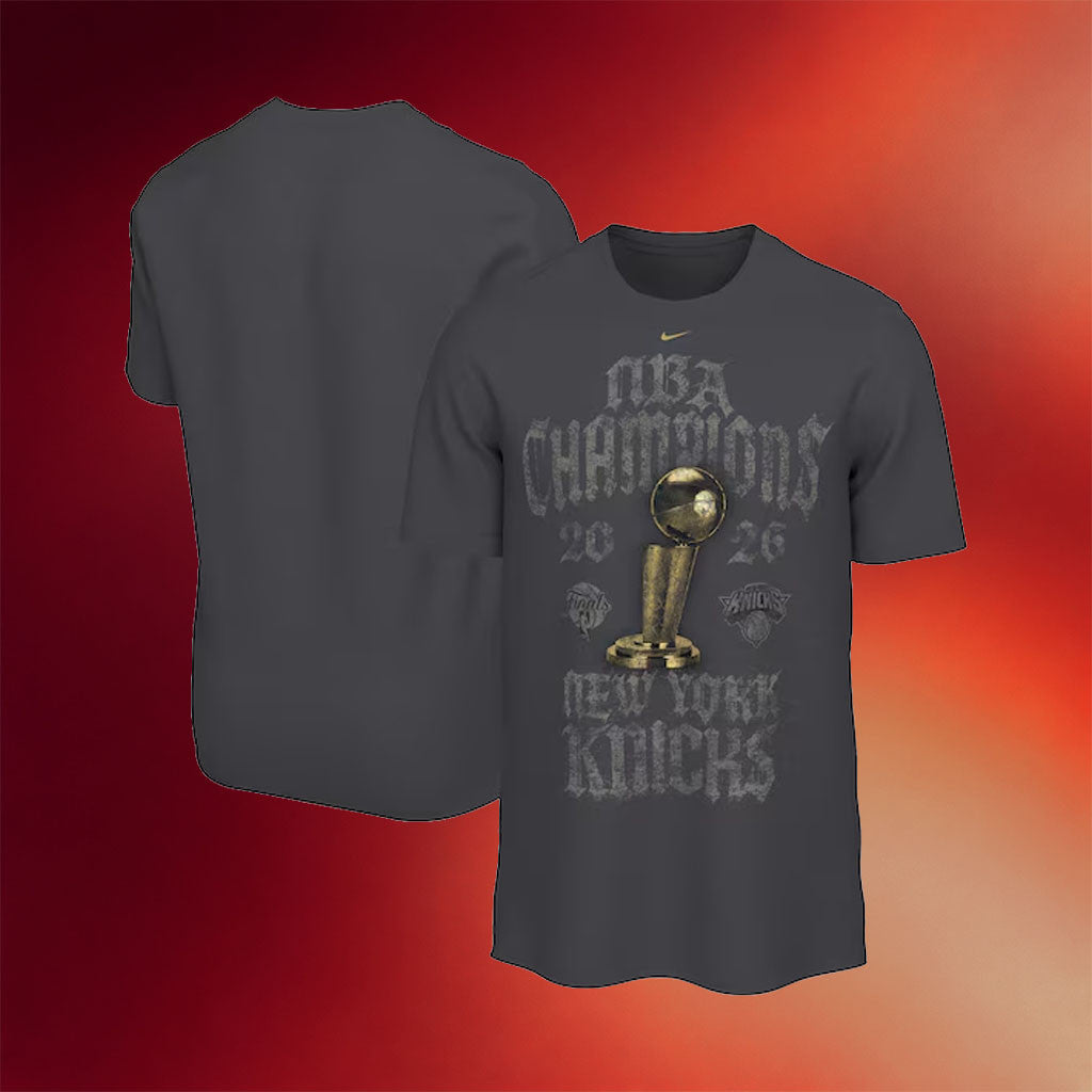 New York Knicks Championship Shirt Locker Room Collection NY Knicks 2026 Finals Champions Merch Gray