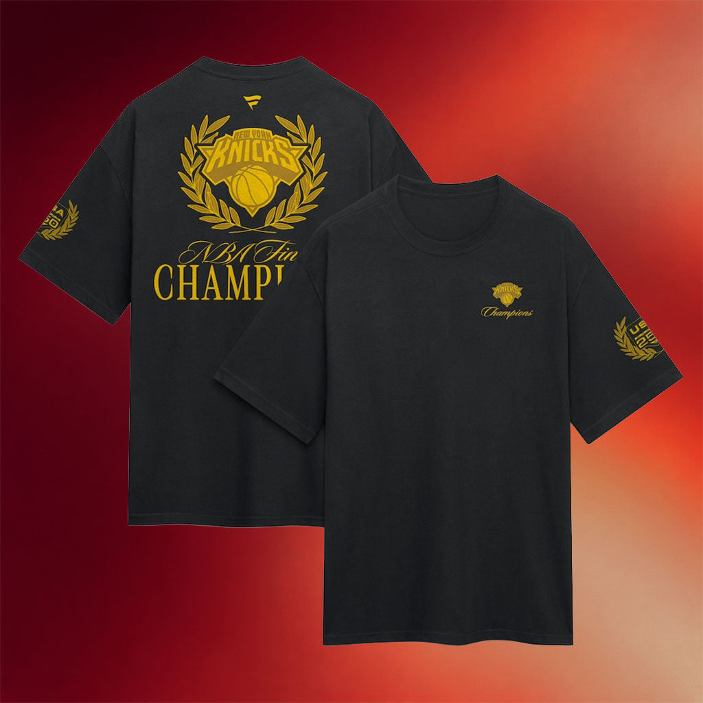New York Knicks Champions Merch NY Knicks 2026 Finals Champions x USA 250th T-Shirt Black