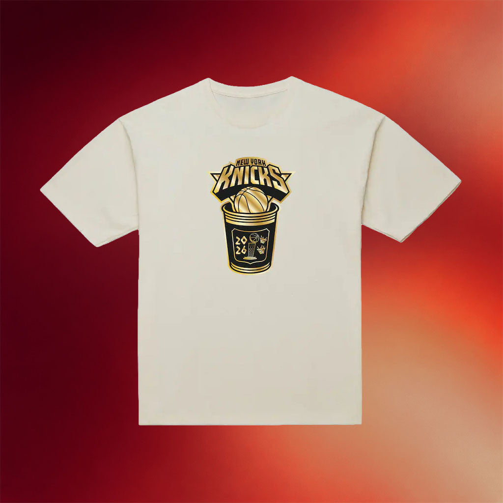 New York Knicks Championship Shirt Knicks 2026 NBA Champions Gold Coffee Cup T-Shirt Fan Gifts