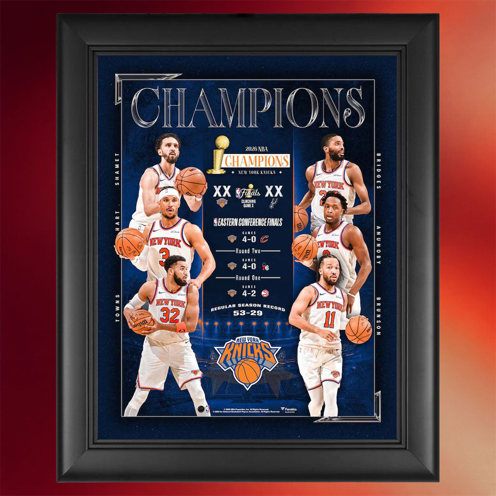 New York Knicks Champions Merch NY Knicks 2026 Finals Champions Collage Poster Wall Art Decor