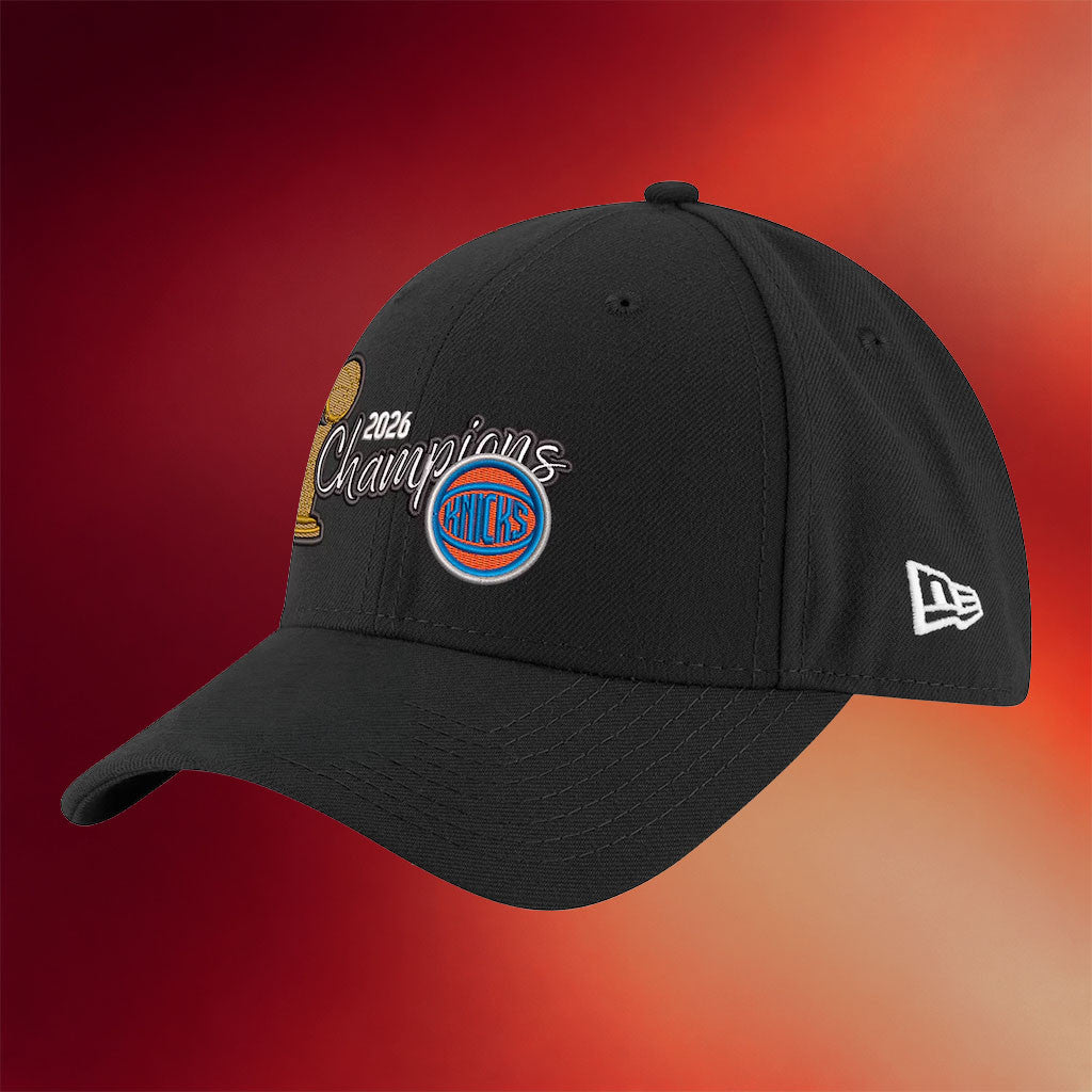 New York Knicks Champions Merch Knicks 2026 Finals Champions Embroidered Hat Black Fan Gifts
