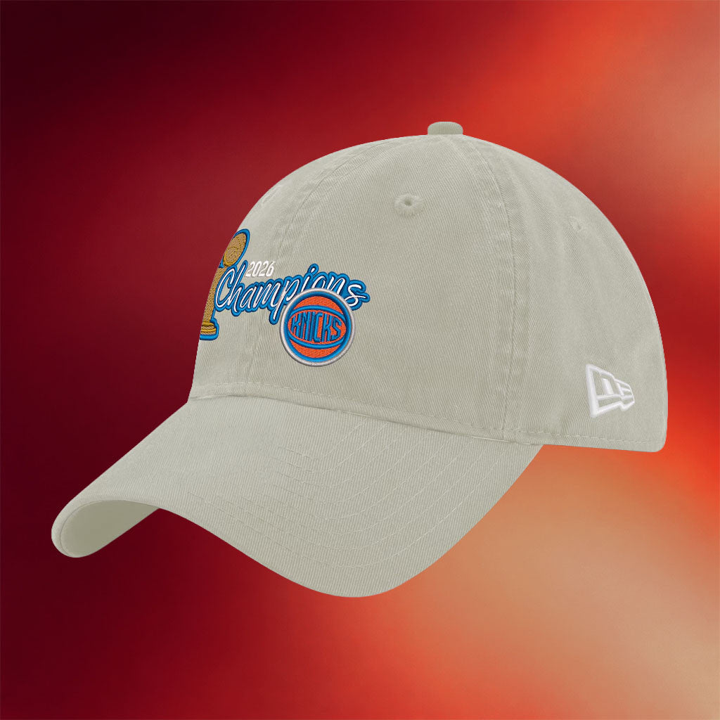 New York Knicks Champions Merch NY Knicks New Era 2026 Finals Champions Hat Basketball Fan Gifts
