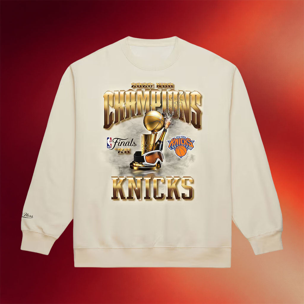 New York Knicks Champions Merch Knicks 2026 Finals Champions Crewneck Sweatshirt Best Fan Gifts