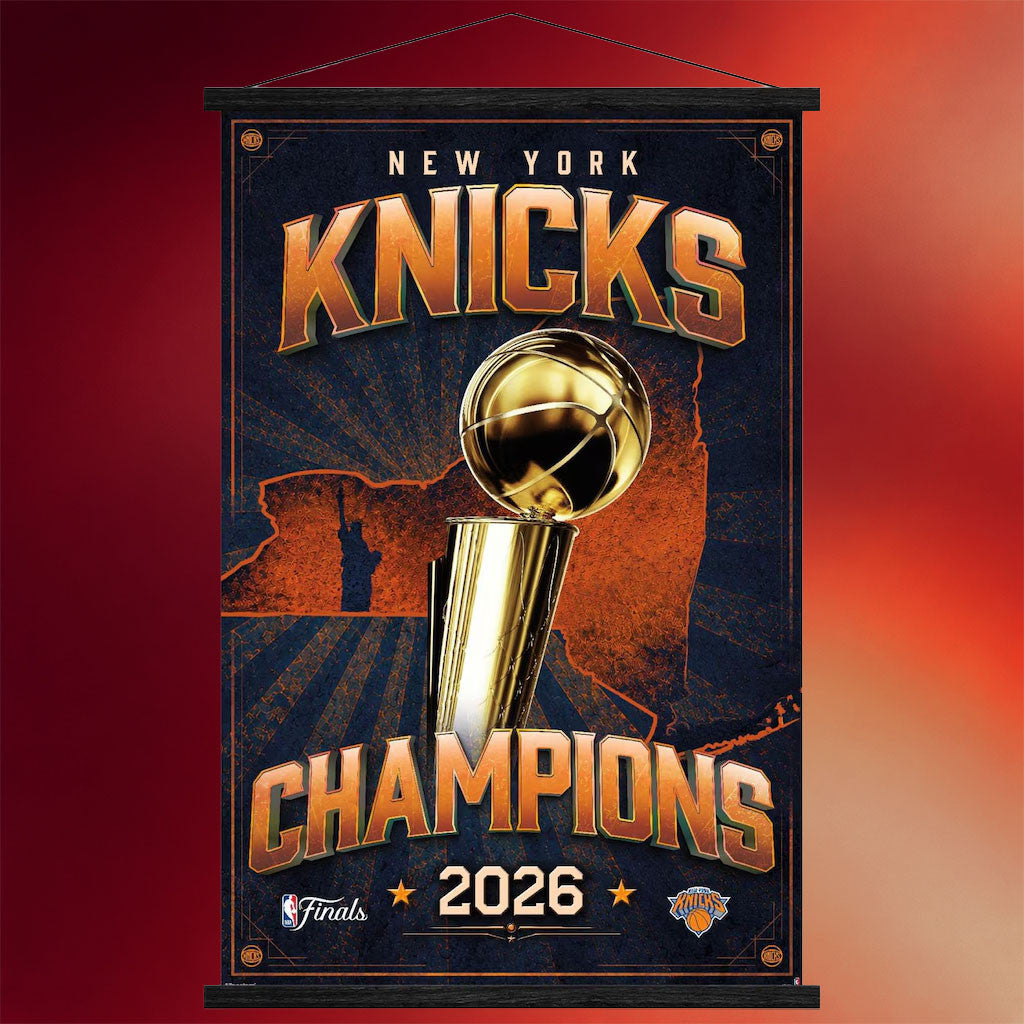 New York Knicks Champions Merch NY Knicks 2026 Finals Champions Team Logo Poster Wall Decor