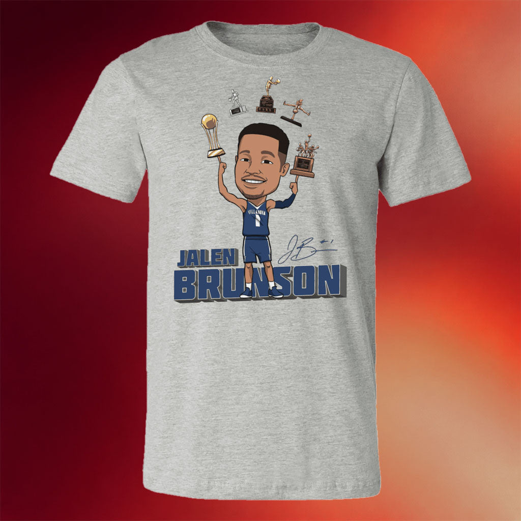 Jalen Brunson Merch 2026 JB's Locker Cartoon Caricature T-Shirt New York Knicks Champions Merch
