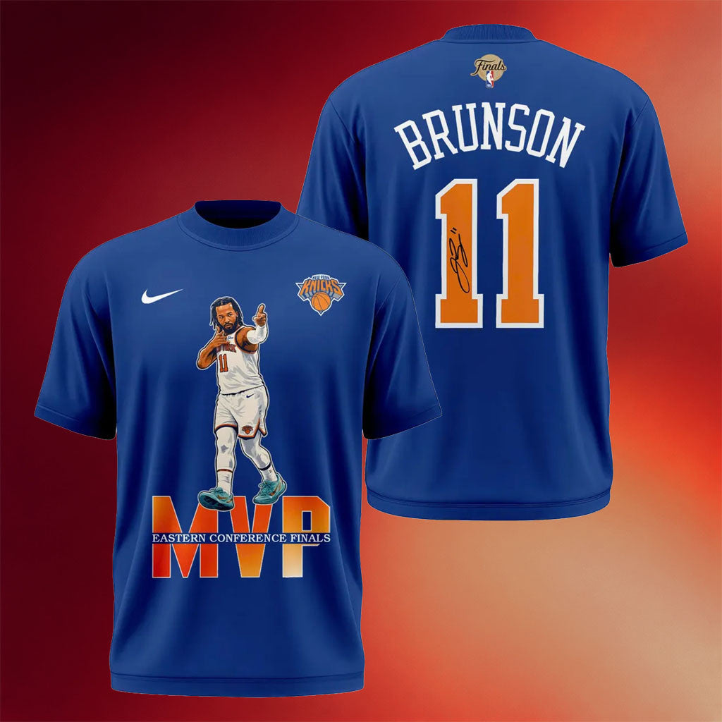 Jalen Brunson Merch 2026 Brunson Eastern Conference Finals MVP T-Shirt Knicks Champions Merch
