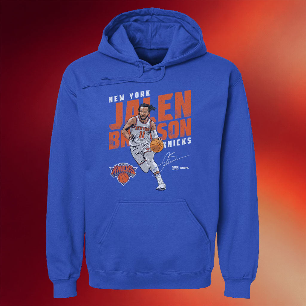 Jalen Brunson Merch 2026 Jalen Brunson NY Knicks Slant Hoodie Knicks Champions Merch Signed