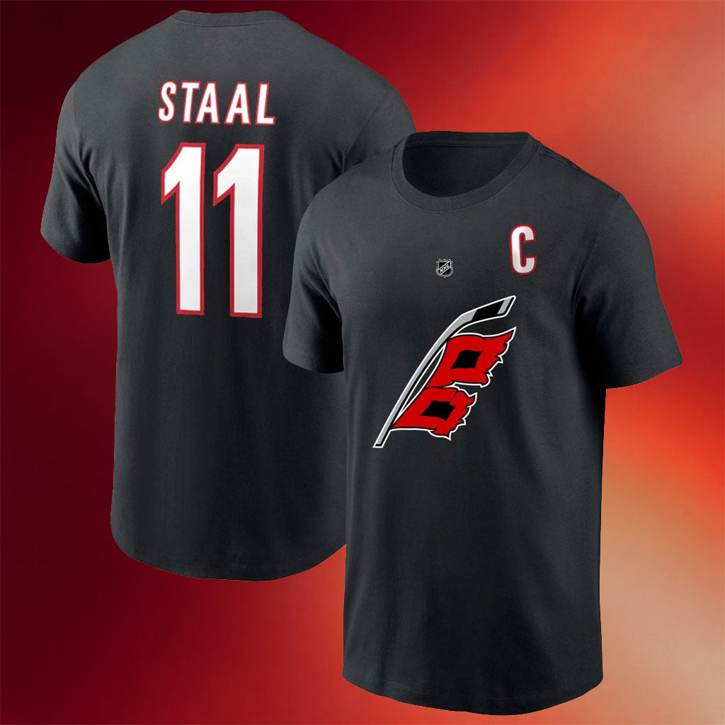 Jordan Staal Merch Jordan Staal #11 Carolina Hurricanes Team 2026 T-Shirt Hockey Fan Gifts