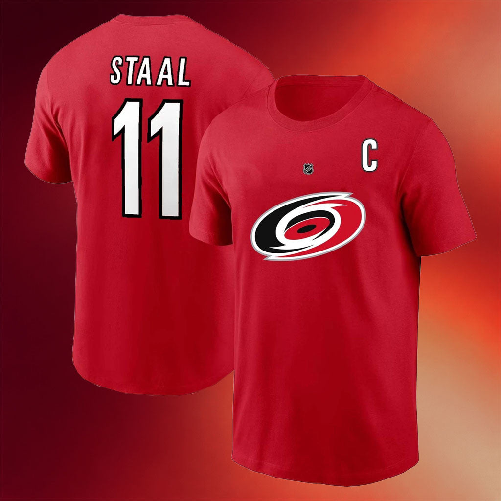 Jordan Staal Merch 2026 Jordan Staal #11 Carolina Hurricanes Team T-Shirt Gift For Hockey Fans