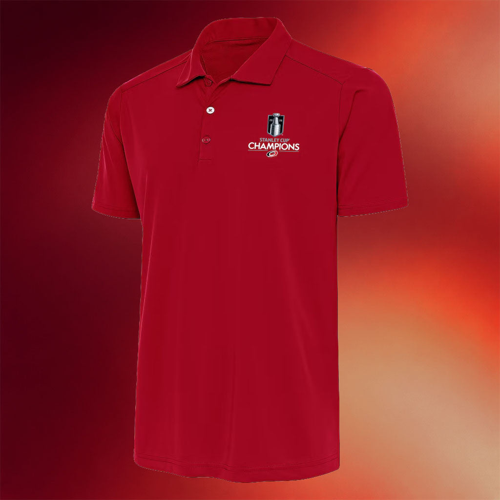 Carolina Hurricanes Champions Merch Carolina Hurricanes 2026 Stanley Cup Champions Polo Shirt Red