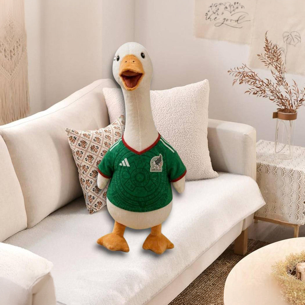 FIFA World Cup 2026 Mexico Merlin Duck Green Jersey Plush Pillow Mexico National Team Merch
