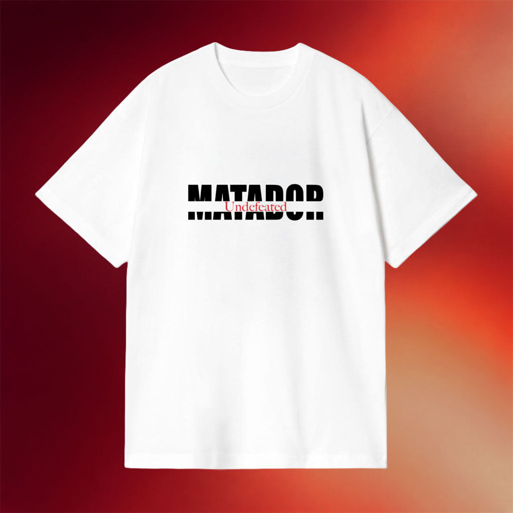 Ilia Topuria Merch 2026 Undefeated White T-Shirt Matador Shirt Present For UFC Fans