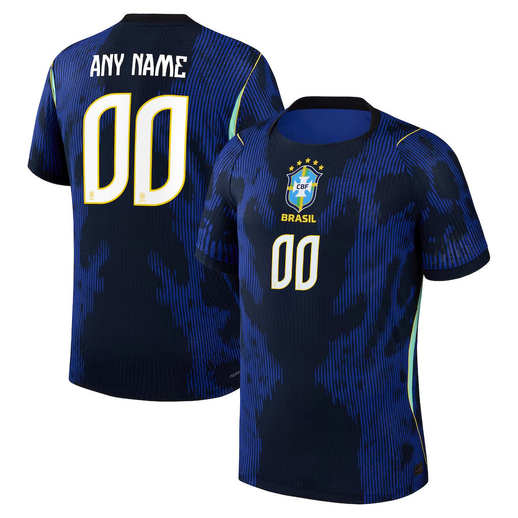 Personalized Brazil FIFA World Cup Merch 2026 Brazil National Team Away Stadium Jersey Fan Gift