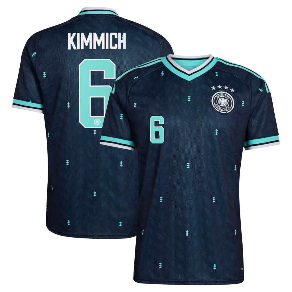 Germany FIFA World Cup Merch 2026 Joshua Kimmich #6 Germany National Team 2026 Away Jersey Navy