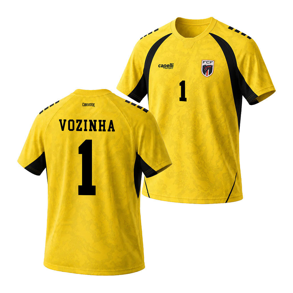 Cabo Verde World Cup 2026 Merch #1 Vozinha Cabo Verde 2026 Goalkeeper Jersey Gifts For Fans