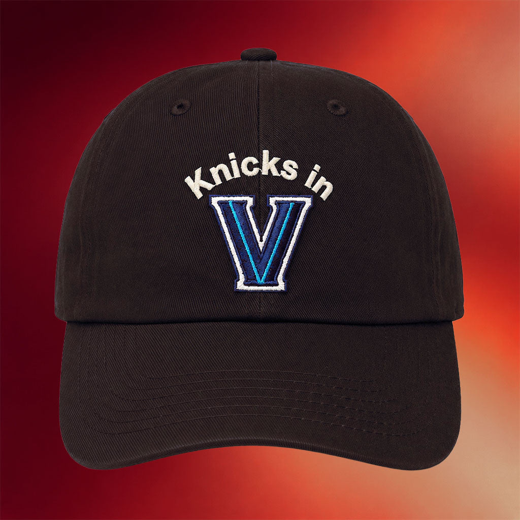 Villanova Knicks Hat 2026 Knicks In V Hat Embroidered New York Knicks Champions Merch Fan Gifts