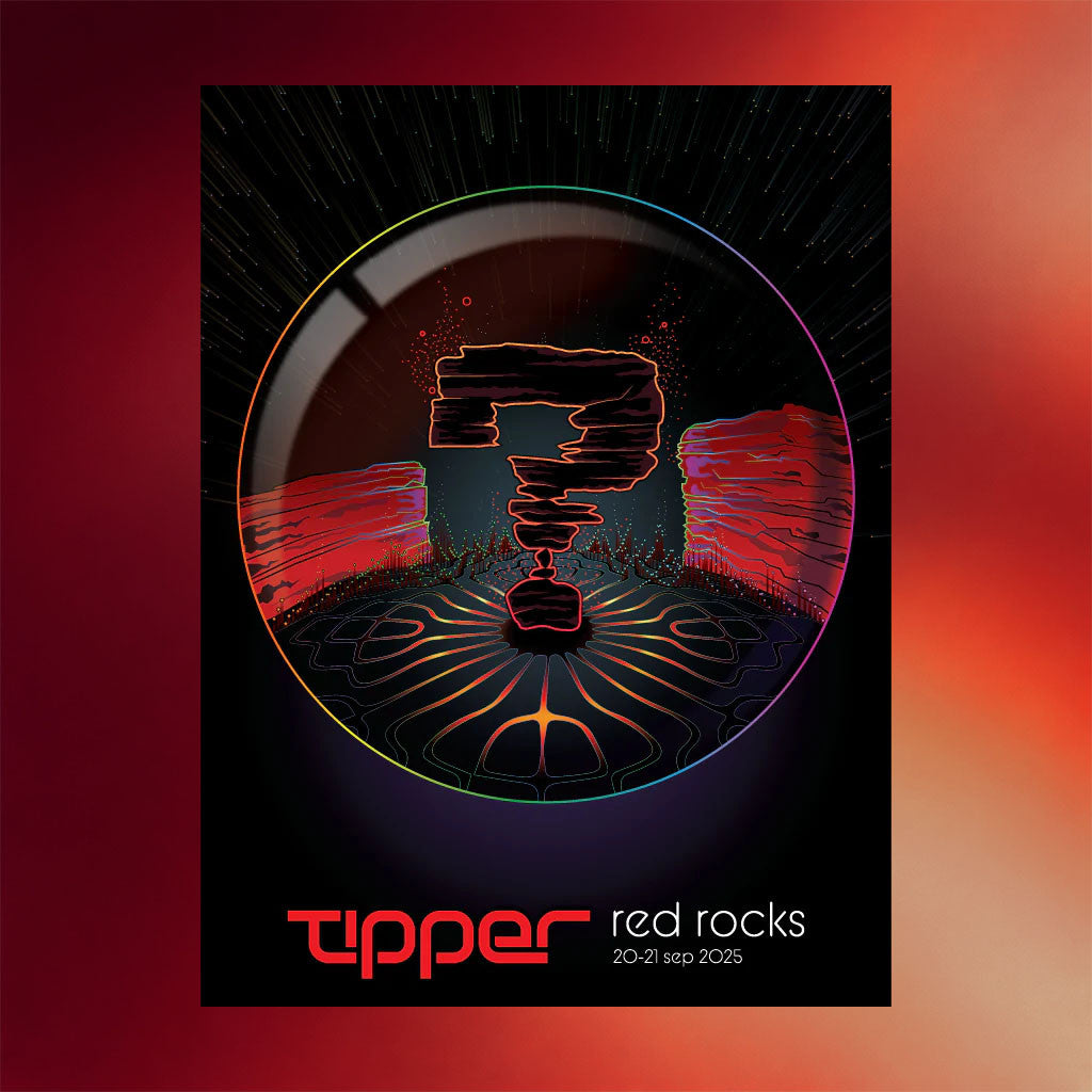 Tipper Merch Red Rocks Poster Tipper Tour Poster Wall Decor Gifts For Music Fans