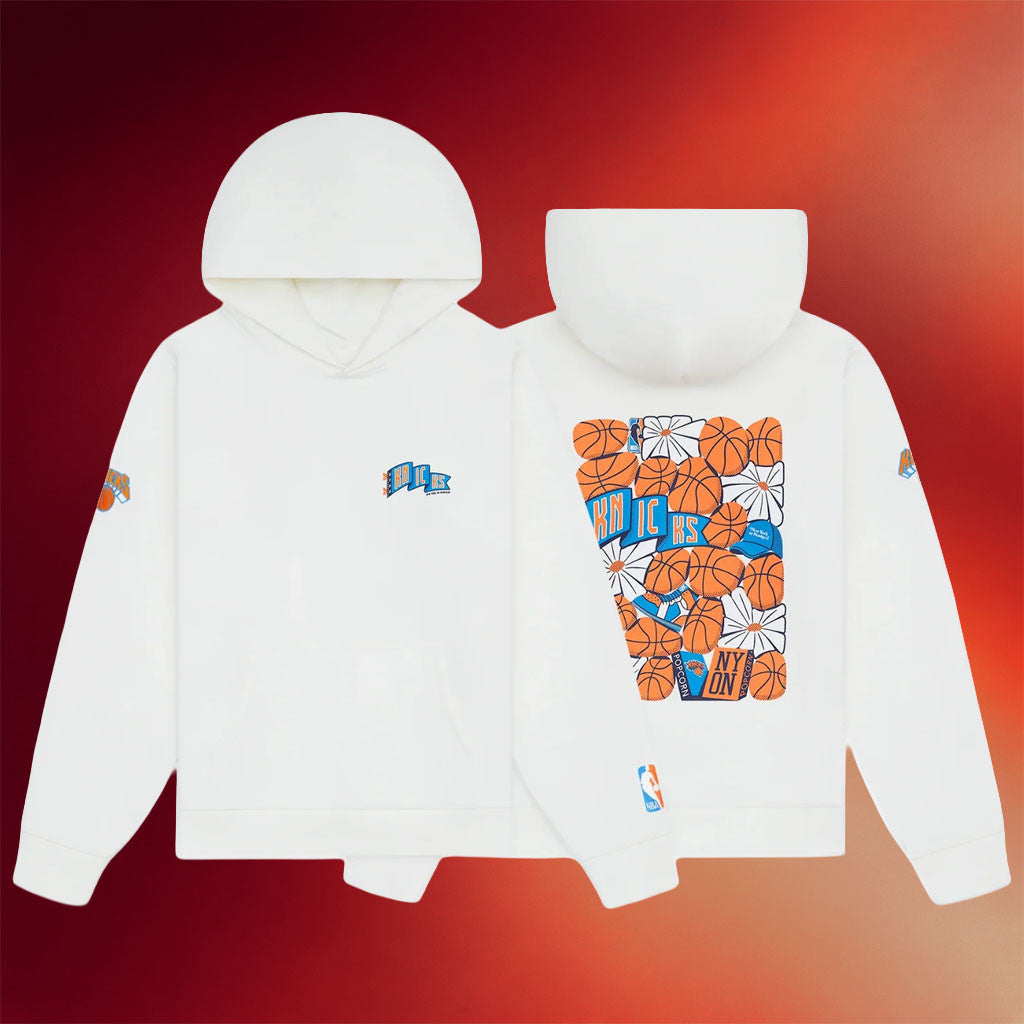 New York Or Nowhere Merch NYON X Knicks Pennant Hoodie 2026 Great Gift For Basketball Lovers