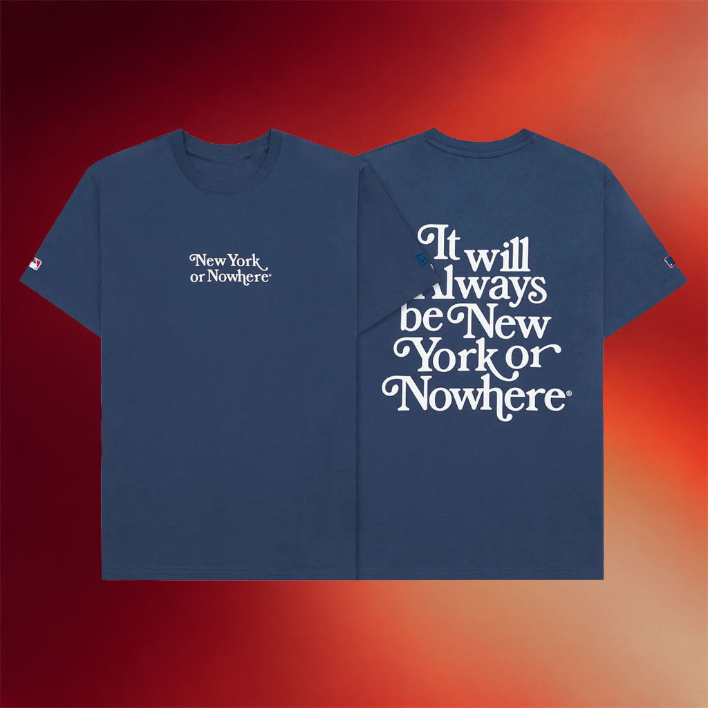 New York Or Nowhere Merch NYON X Yankees Motto T-Shirt 2026 Baseball Fan Shirt Brothers Gifts