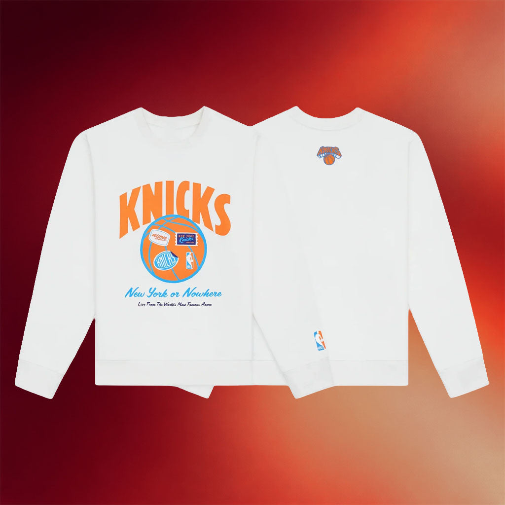New York Or Nowhere Merch NYON X Knicks Game Changer Crewneck Sweatshirt 2026 Gifts For Fans