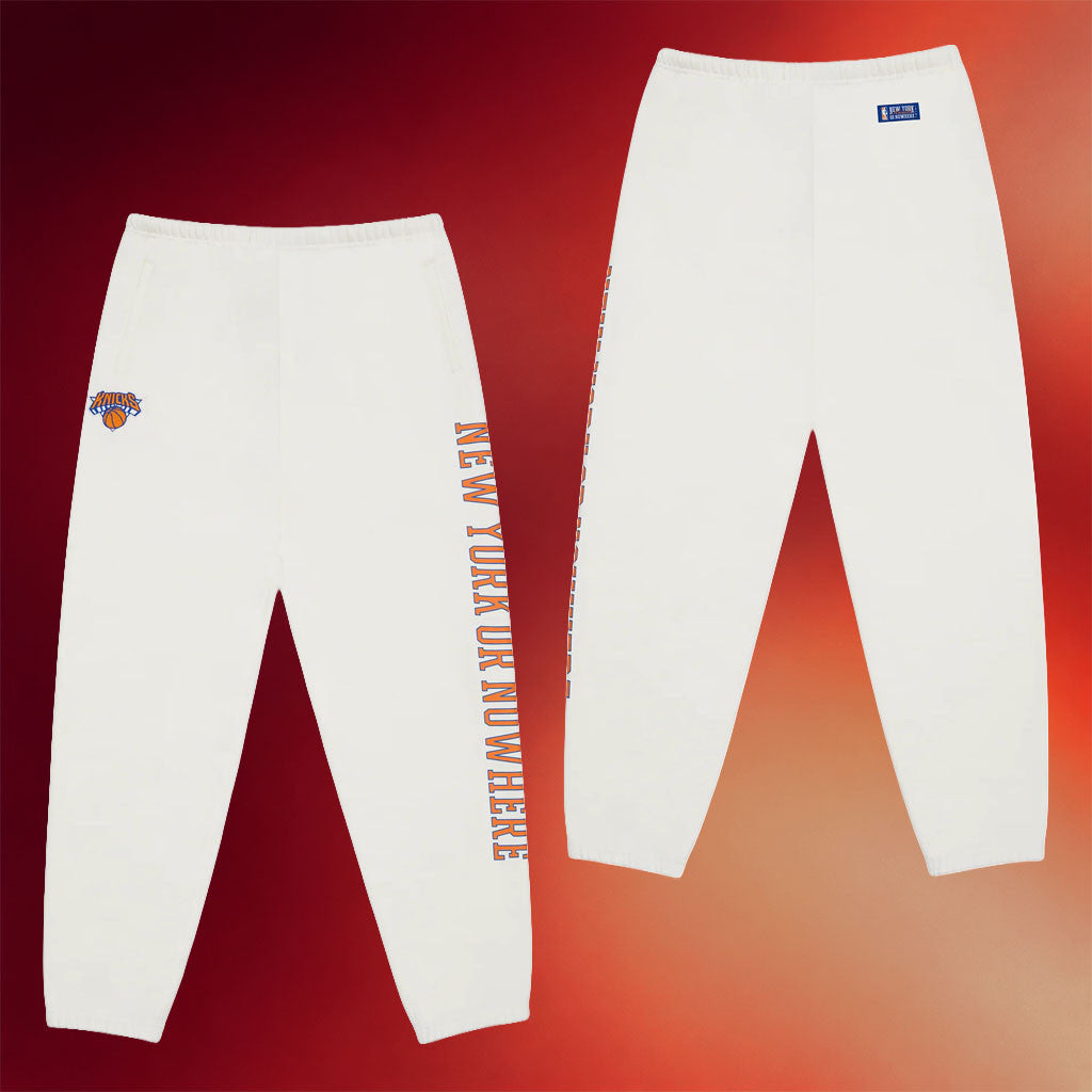 New York Or Nowhere Merch NYON X Knicks Classic Sweatpants Good Gifts For Basketball Fans 2026