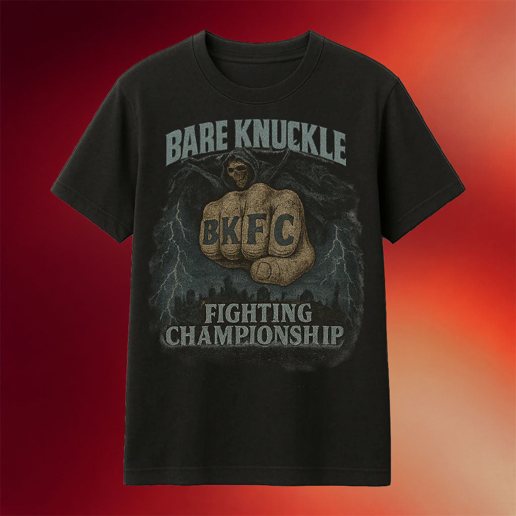 Bare Knuckle Merch 2026 Don't Fear The Reaper T-Shirt BKFC Shirt Gifts For Boyfriend
