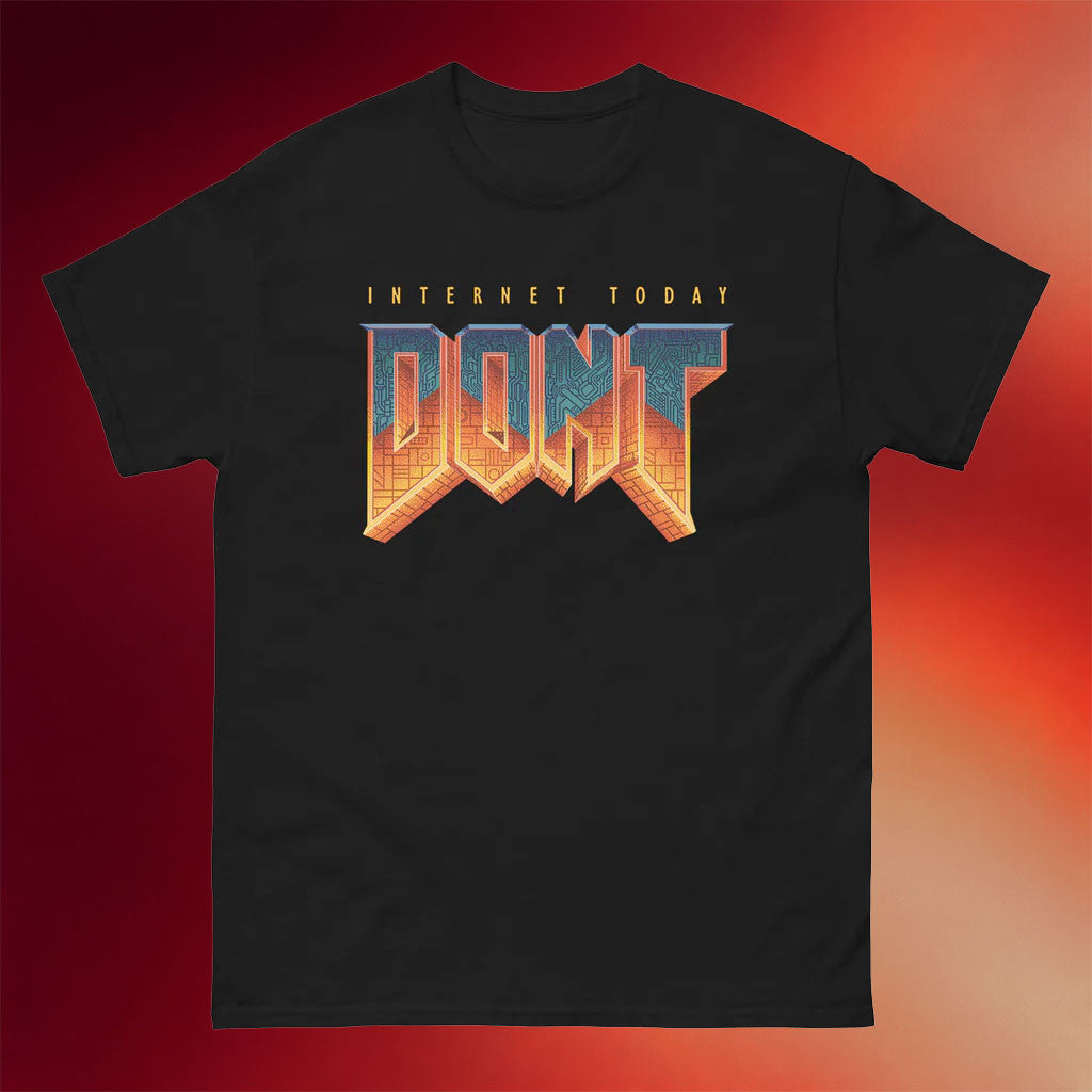 Internet Today Merch 2026 Internet Today DONT Logo T-Shirt Presents For Boyfriend