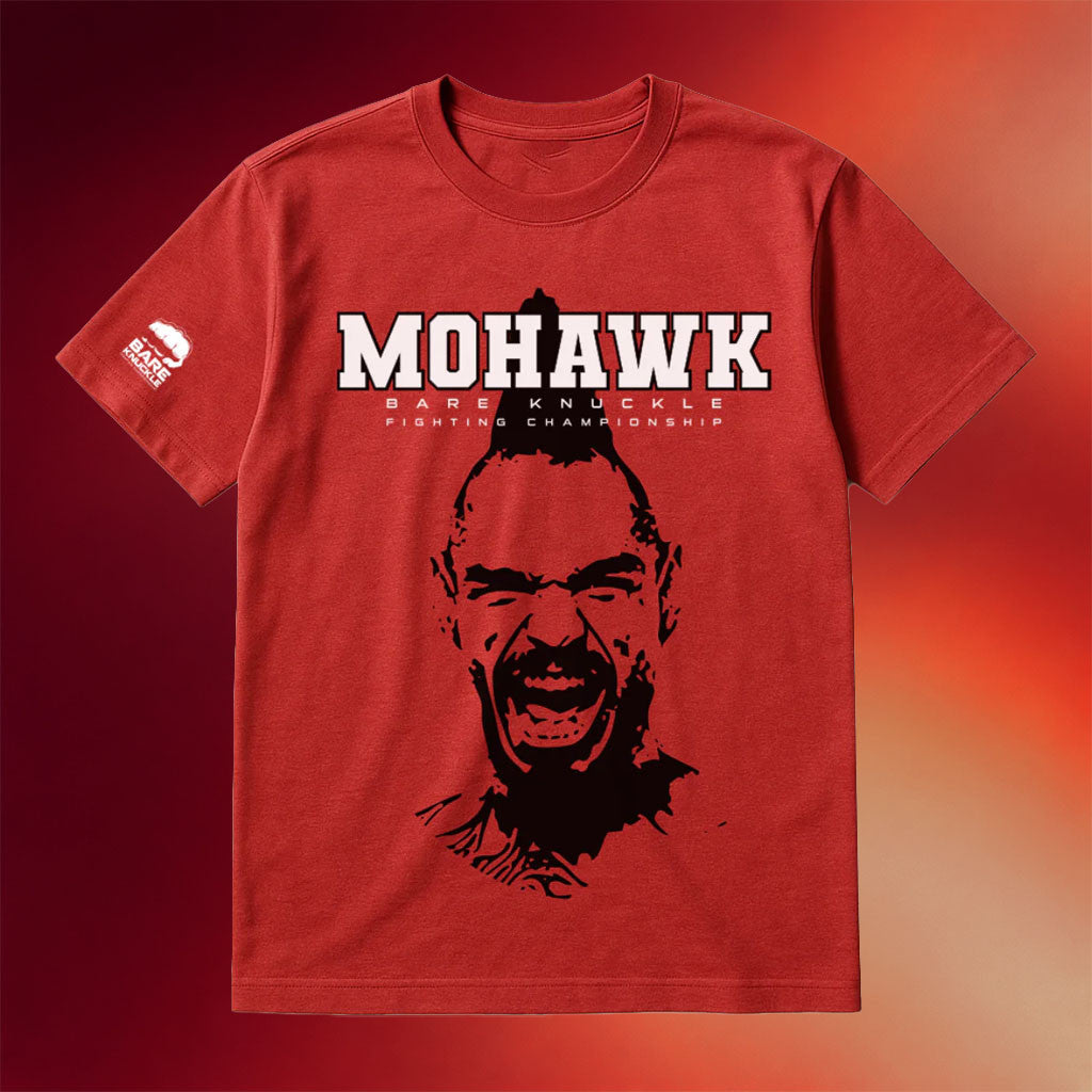 Bare Knuckle Merch 2026 Mohawk Fighter T-Shirt Father's Day Special Gifts For Dad