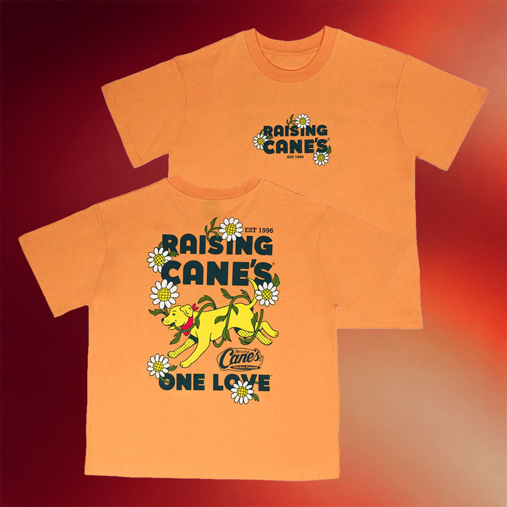 Cane's Gear Merch 2026 Cane III Floral T-Shirt Raising Cane's One Love Shirt Gift For Sisters