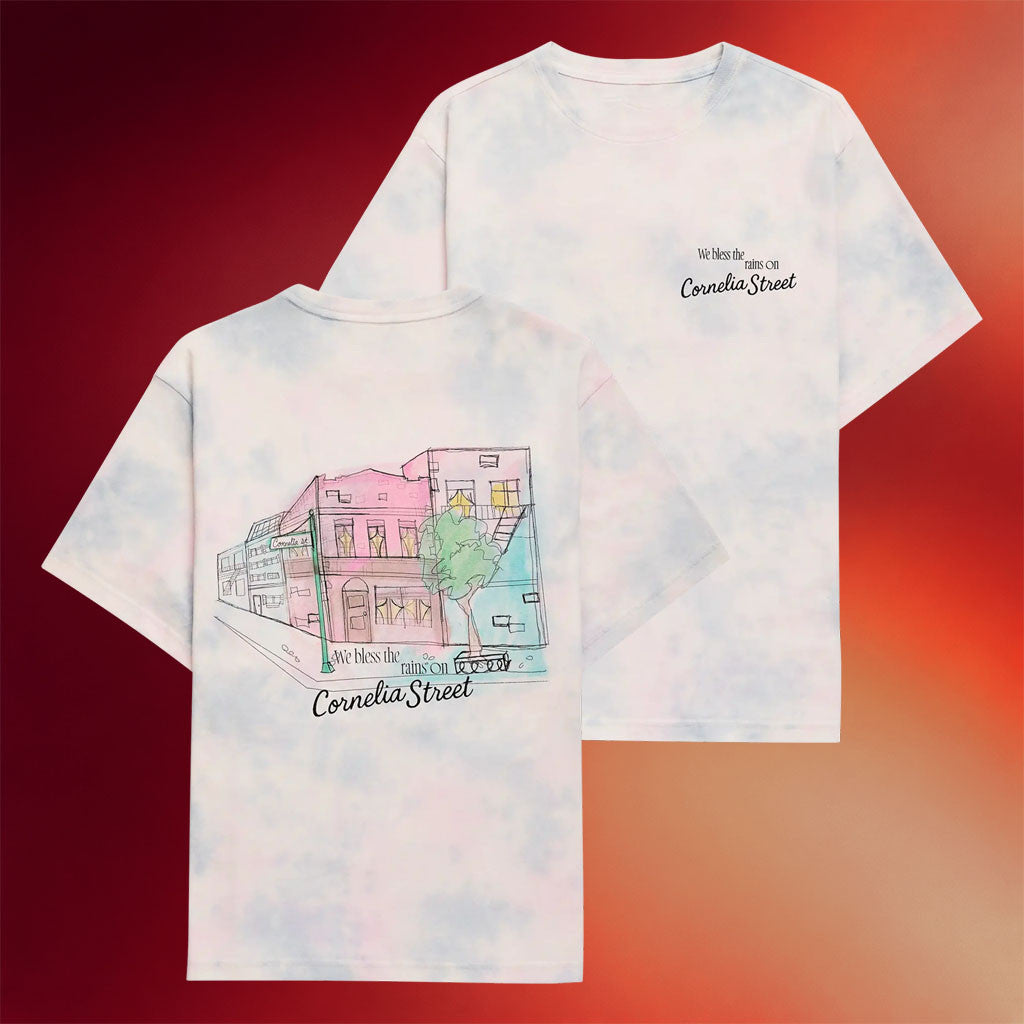 TS Summer Merch 2026 We Bless the Rains on Cornelia Street Tie Dye T-Shirt Gift For A Swiftie