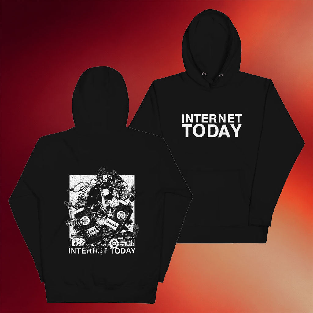 Internet Today Merch 2026 Deth2Bots Hoodie Black Internet Today Hoodie Podcast Fan Gifts