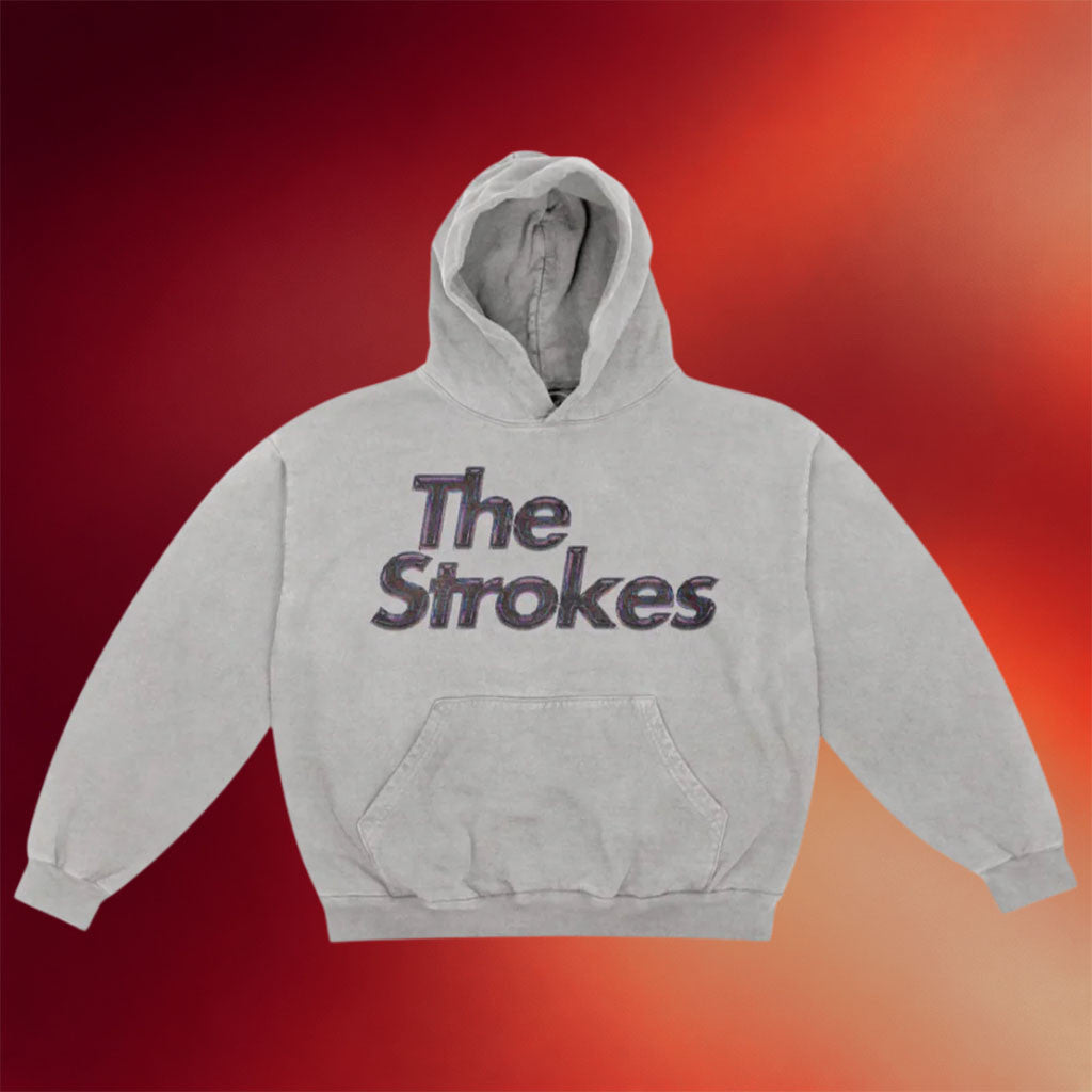 The Strokes Tour Merch 2026 The Strokes Oil Slick Logo Hoodie Gift For Rock Lover