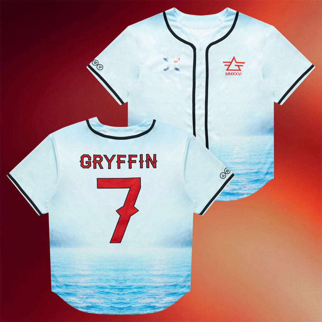 Gryffin Merch 2026 Gryffin Clear Water Jersey No 7 Jersey Gift For DJ Lovers