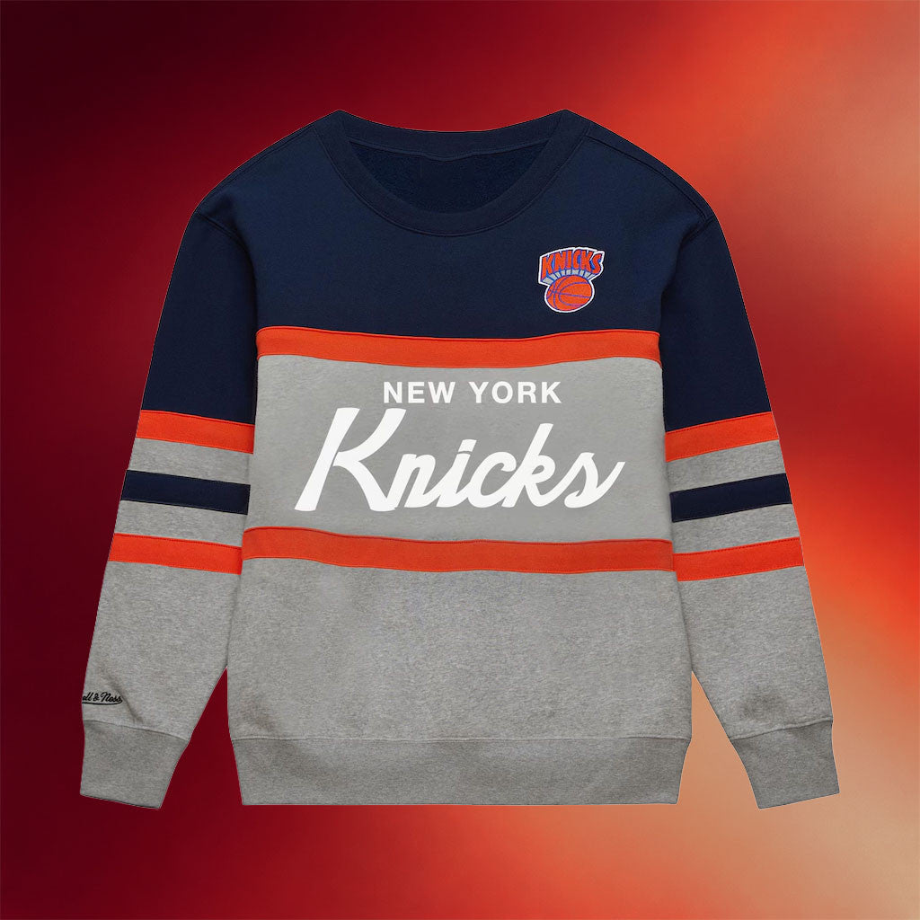 Mitchell And Ness NY Knicks Champions Merch 2026 New York Knicks Head Coach Sweatshirt Fan Gift
