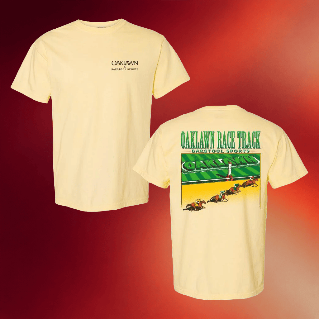 Barstool Sports Merch Oaklawn x Barstool Sports Race Track T-Shirt Unique Gifts For Brothers