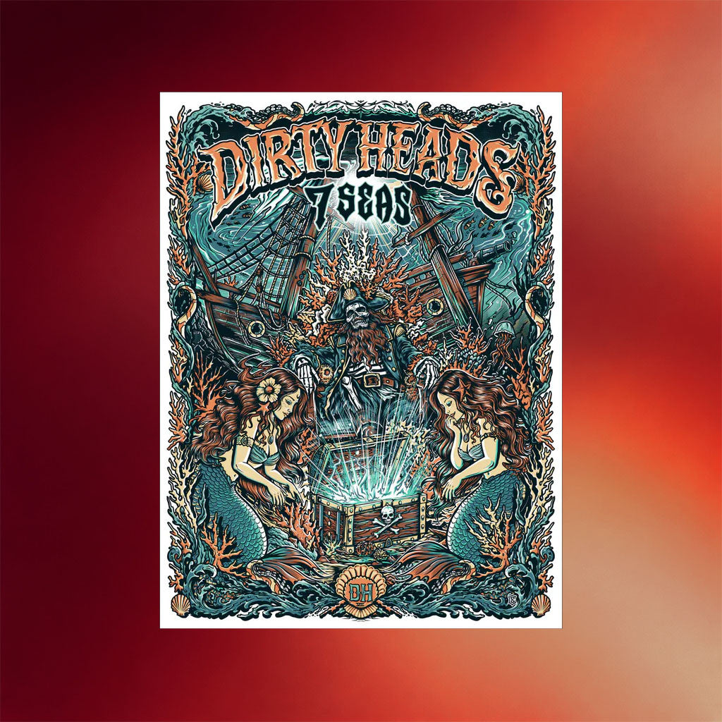 Dirty Heads Merch 2026 7 Seas Posters Wall Decor Ideas Gifts For Music Lovers