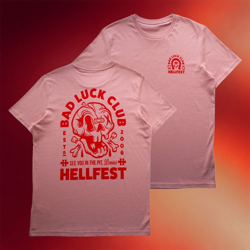 Hellfest Merch 2026 Bad Luck Club T-Shirt Hellfest Shirt Unique Gifts For Her