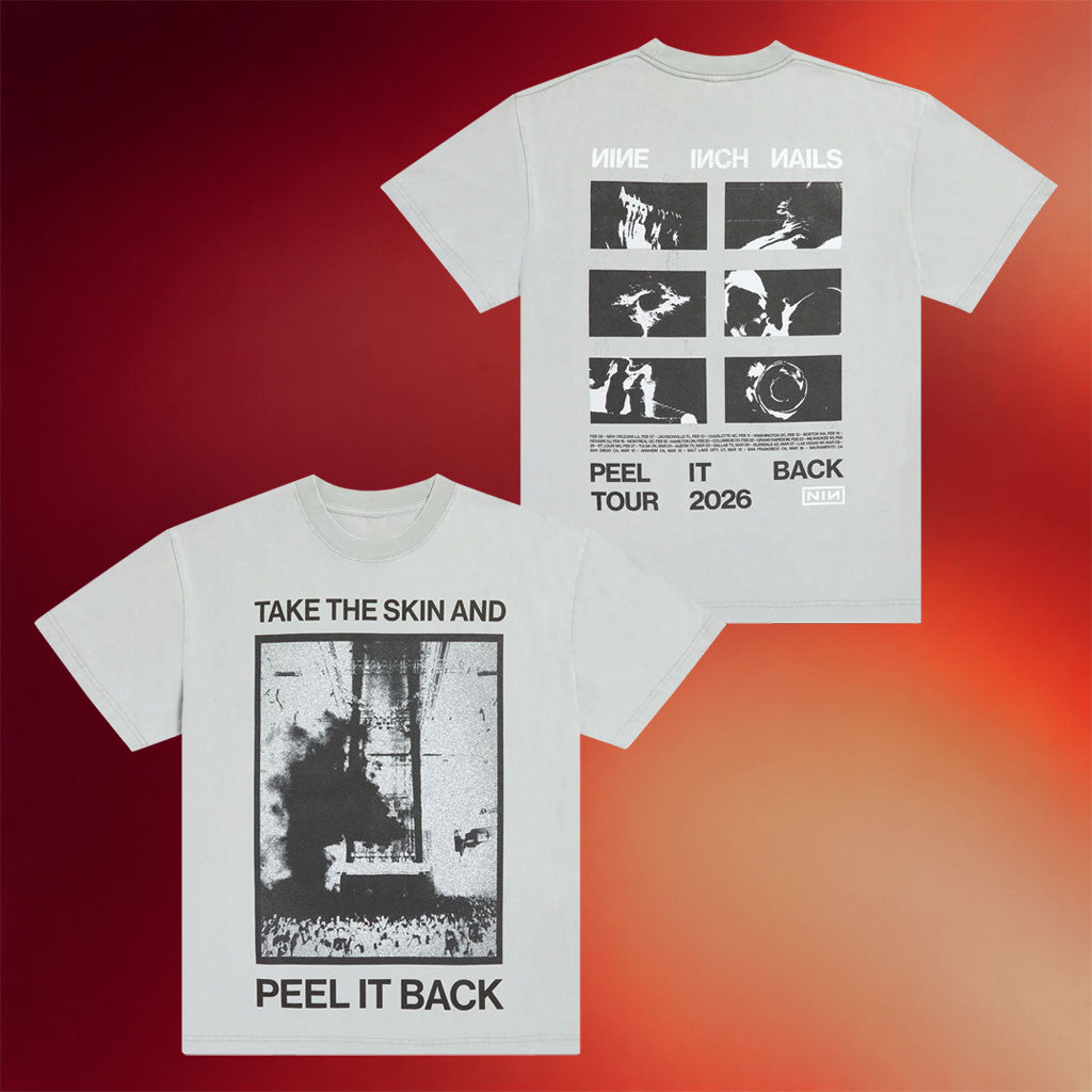 NIN Merch 2026 Photo T-Shirt Nine Inch Nails Peel It Back Tour Merch Gifts For Music Fan
