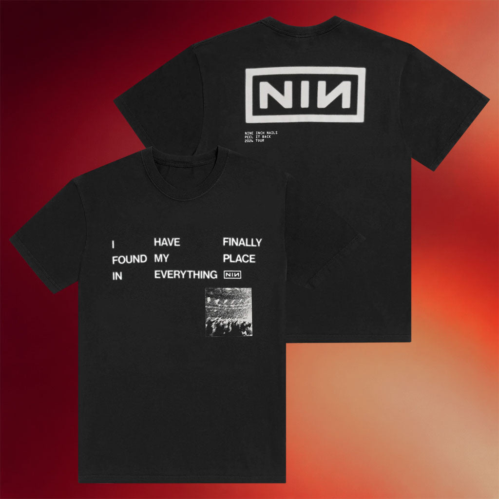 NIN Merch 2026 Lyrics T-Shirt Nine Inch Nails Merch Cool Gift For Rock Band Fans