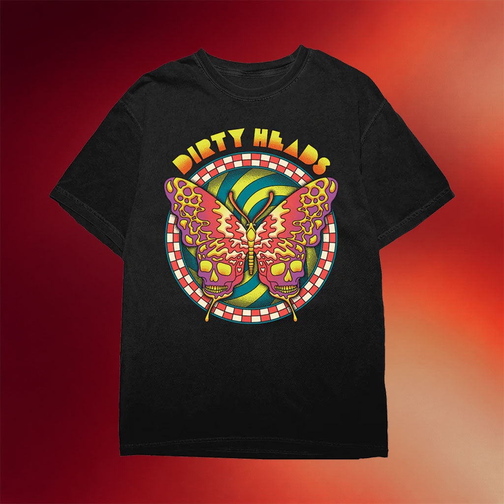 Dirty Heads Merch 2026 Butterfly Skulls T-Shirt Dirty Heads Shirt Gift For Brothers