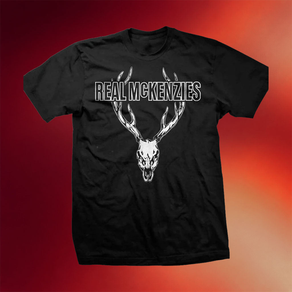 KT8 Merch 2026 The Real Mckenzies Stag T-Shirt Black The Real Mckenzies Merch Gift For Brothers