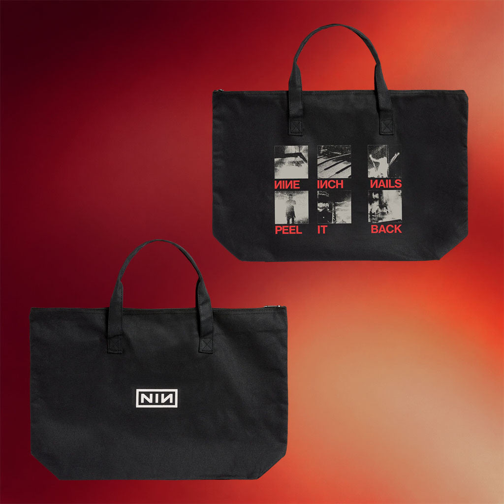NIN Merch 2026 NIN Tote Bag Nine Inch Nails Peel It Back Tour Merch Best Gift For Band Fans