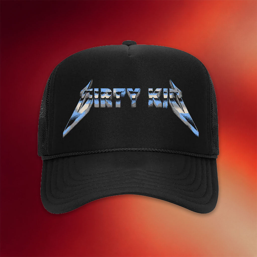 Dirty Kid Merch 2026 Dirty Kid Metal Trucker Hat Best Gifts For Husband